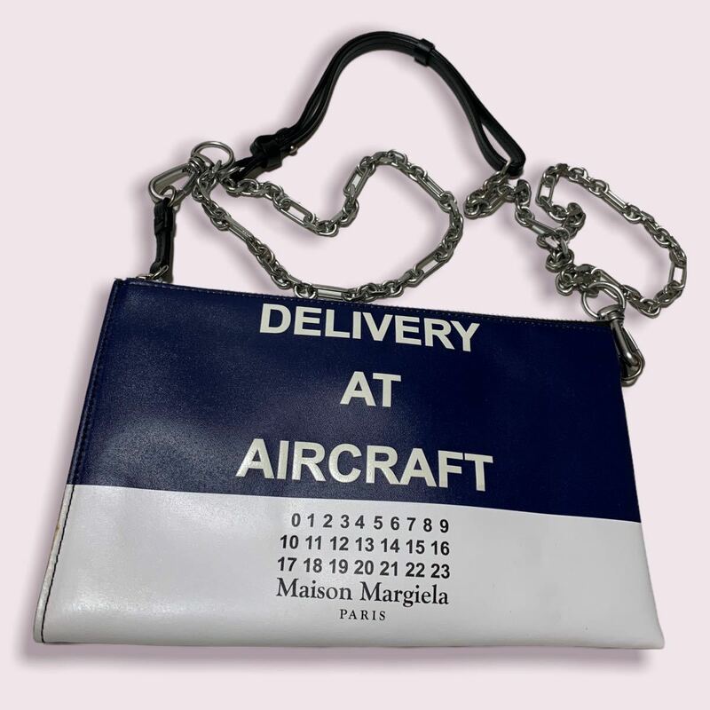 Maison Margiela DELIVERY AT AIRCRAFT マルジェラ チェーンショルダーバッグ ポシェット