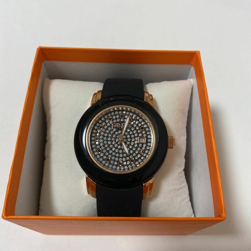 腕時計 Folli Follie/フォリフォリ URBAN SPIN DELUXE 腕時計FF-WF9R001ZPK-BK レディース ブラック