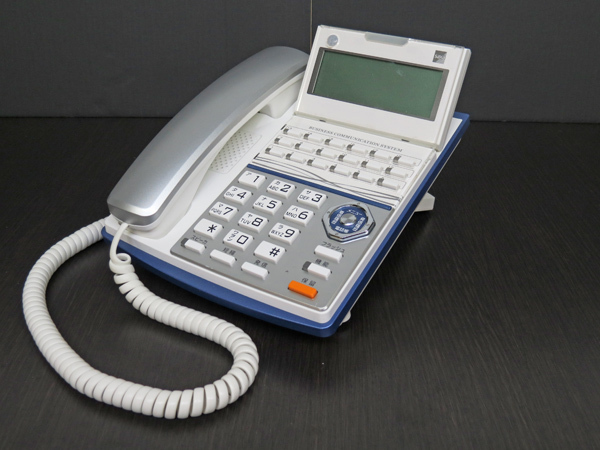 優良！■サクサ ： PLATIA 18ボタン標準電話機【TD710(W)】■605 ビジネスフォン