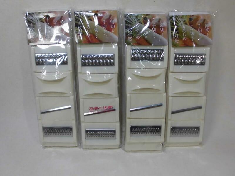 【4個セット】貝印　野菜のスライサーセット/カセット式　新品　