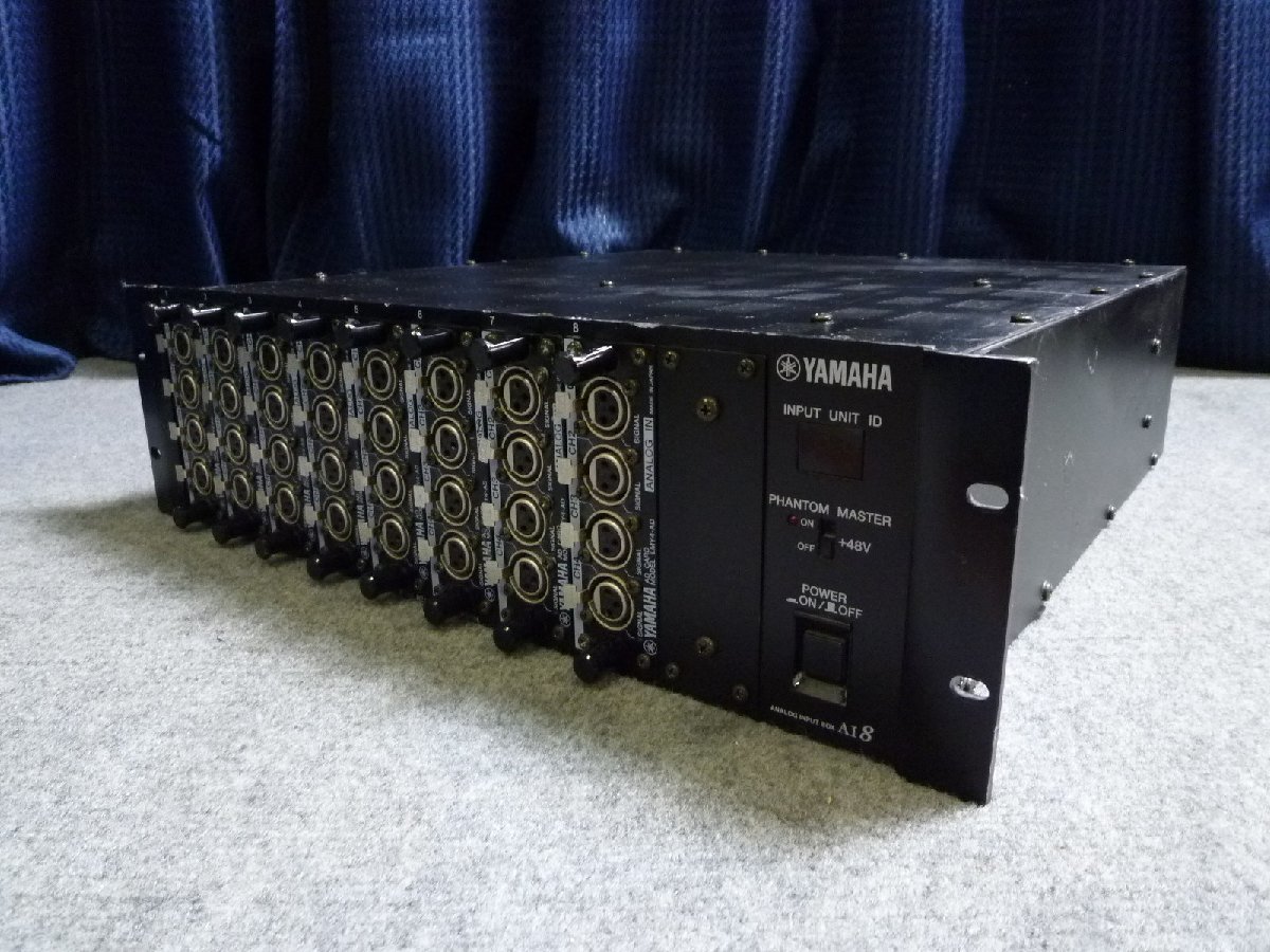 ▲ YAMAHA ヤマハ AI8 アナログ インプット ボックス LMY4-AD 8機搭載 ▲ ③