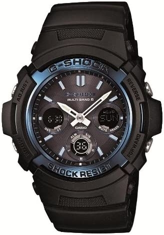 CASIO　腕時計　G-SHOCK　ジーショック　アナログ　デジタル　アナデジ 電波ソーラー　ブラック