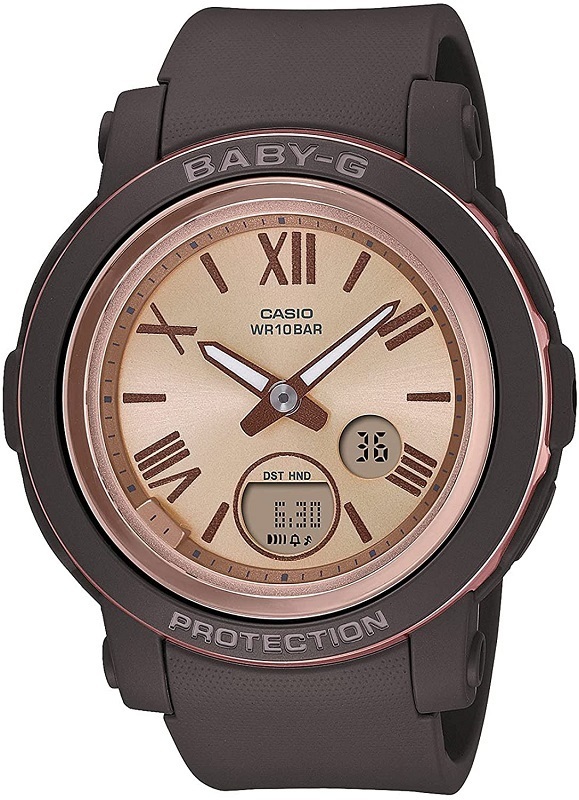カシオ CASIO 腕時計 BABY-G BGA-290-5AJF　レディース　ブラウン　ピンクゴールド