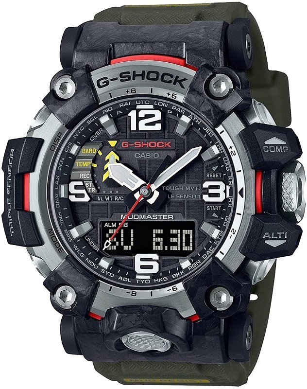 CASIO カシオ 腕時計 G-SHOCK　GWG-2000-1A3JF マッドマスター　タフソーラー アナデジ　ブラック