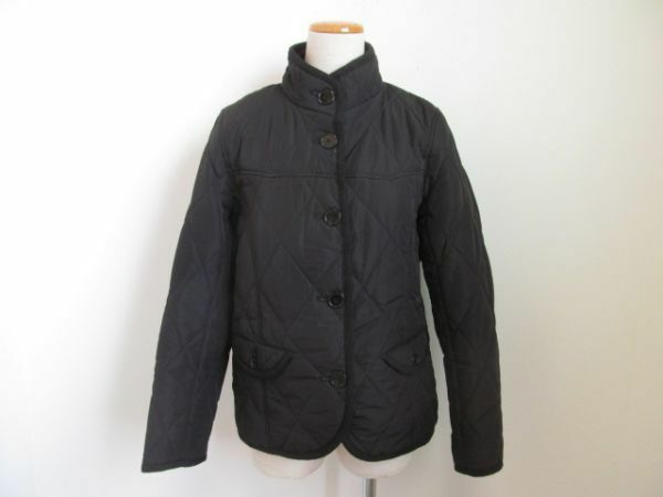 (50452)a.v.v standard　アーヴェヴェスタンダード　中綿　キルティング　ジャケット　ブラック　サイズ40　USED