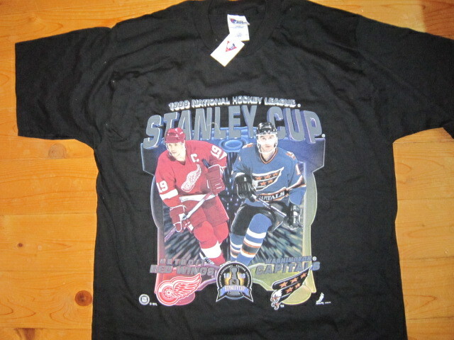 ◎激レア 新品◎1998年スタンレーカップ決勝Tシャツ レッドウイングス vs キャピタルス