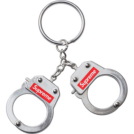 希少★新品本物★Handcuffs Keychain Box Logo ボックス ハンドカフ キーチェーン 正規店購入 シュプリーム 入手困難 限定品 Supreme 17A/W