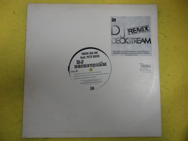 Beatnuts - Props Over Here (DJ Deckstream Remix) オリジナル原盤 12 激渋REMIX INI - Fakin Jax (DJ Deckstream Remix) 収録　視聴