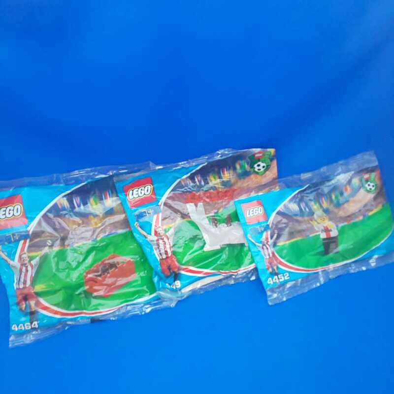 非売品 未開封 コカコーラ LEGO サッカーワールド 4452 4464 4469 3種類セット 