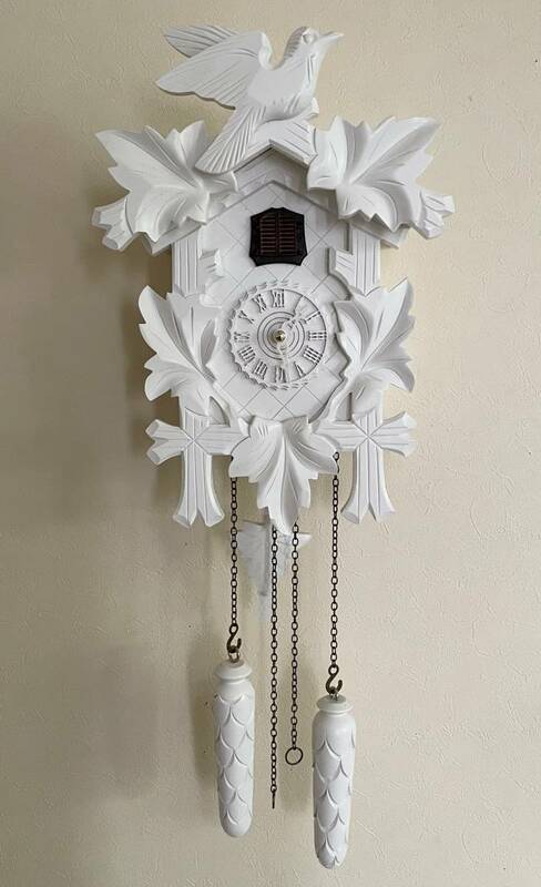 ハト時計　Trenkle Uhren トレンクルウーレン　ドイツ製　ナイトモード　カッコウ時計　木製