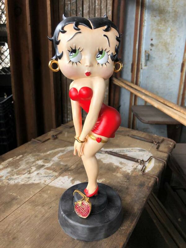 即決 Betty Boop "THE RED PURSE" 32㎝ スタチュー ベティブープ ベティちゃん 限定300個 ビンテージ フィギュア ドール レア