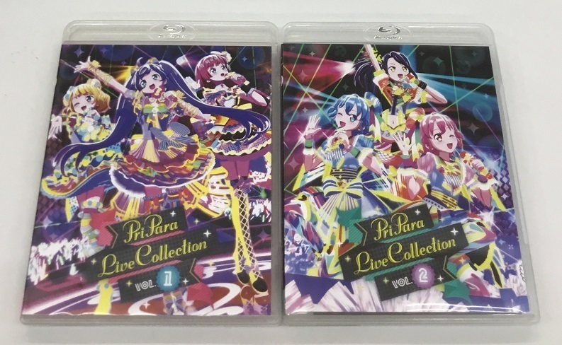 送料無料 プリパラライブコレクション LIVE COLLECTION Vol.1 ＋Vol.2 2巻セット Blu-ray ブルーレイ 中古美品