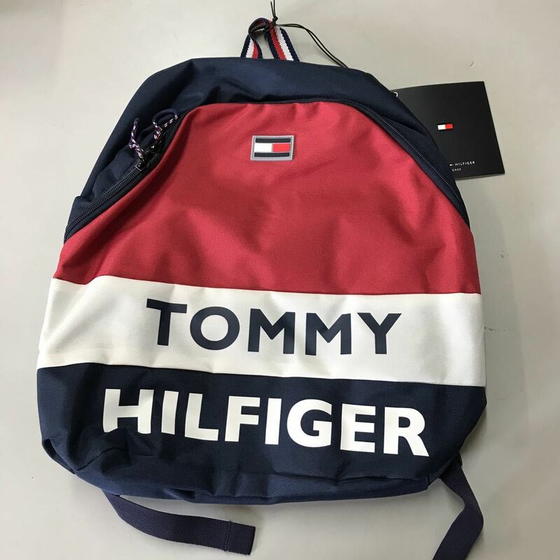 トミーヒルフィガー TOMMY HILFIGER バックパック 未使用 リュックサックBAG 鞄 カバン ネイビー 紺色