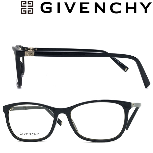 GIVENCHY メガネフレーム ジバンシィ ブランド ブラック 眼鏡 00GV-0143-807
