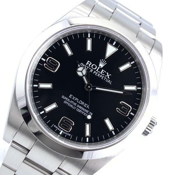 ROLEX ロレックス 腕時計 214270 エクスプローラー1 ランダム番 黒文字盤 39mm 自動巻き ステンレス 3針 メンズ ギャラ 管理RY21001622