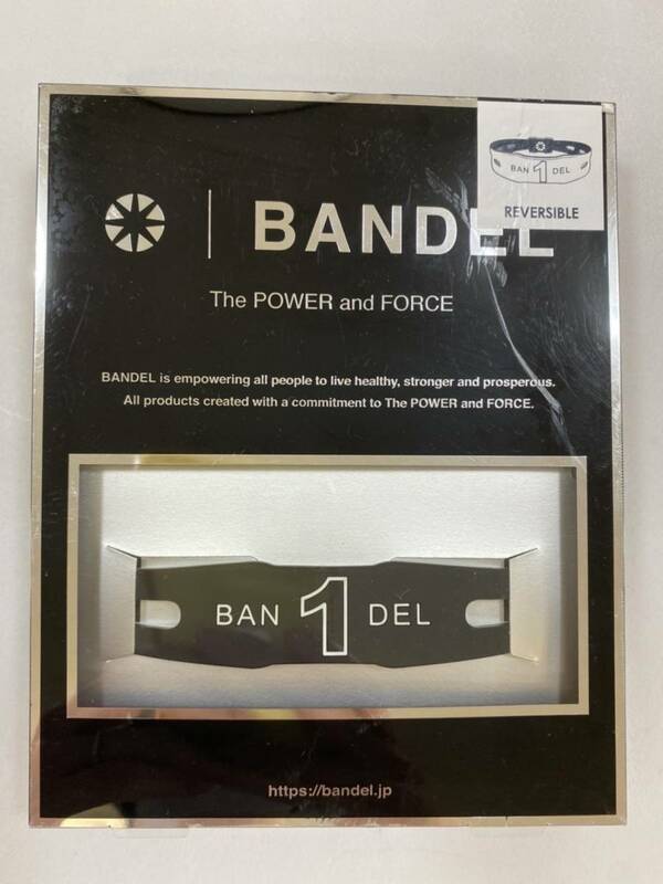 未開封品 BANDEL　NUMBER Bracelet　No.1　Black×White　Lサイズ 2208m64