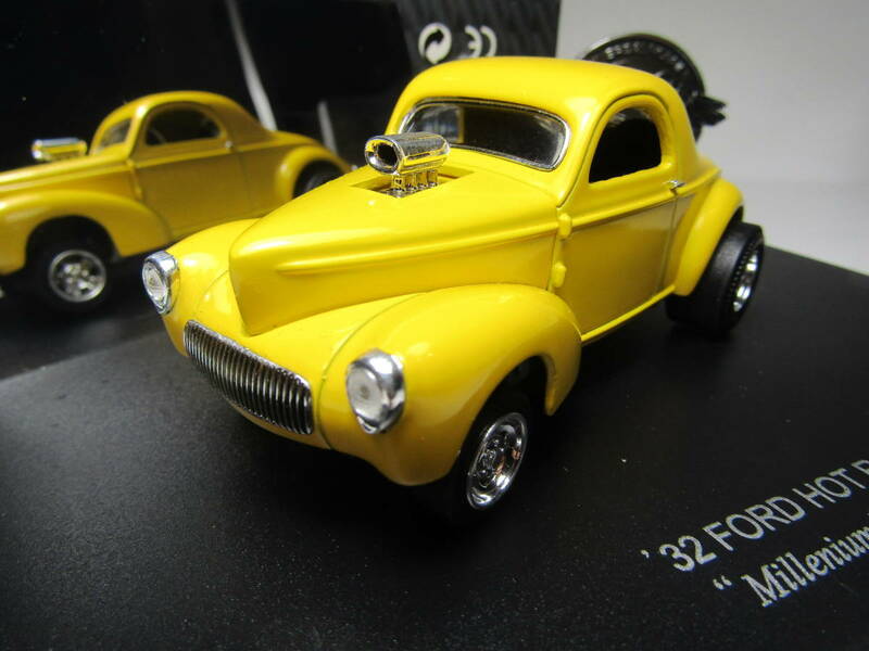 FORD Willys Coupe 1/43 ウィリス クーペ HotRod 1of2000pcs アメリカンマッスル　V8 ドラッグ カー EAGLE RACE ホットロッド 限定品 京商