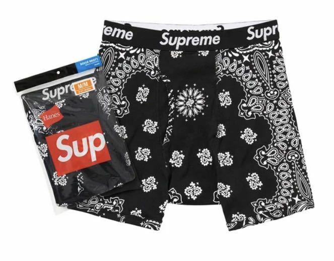 Supreme/Hanes Bandana Boxer Briefs 2枚入り☆