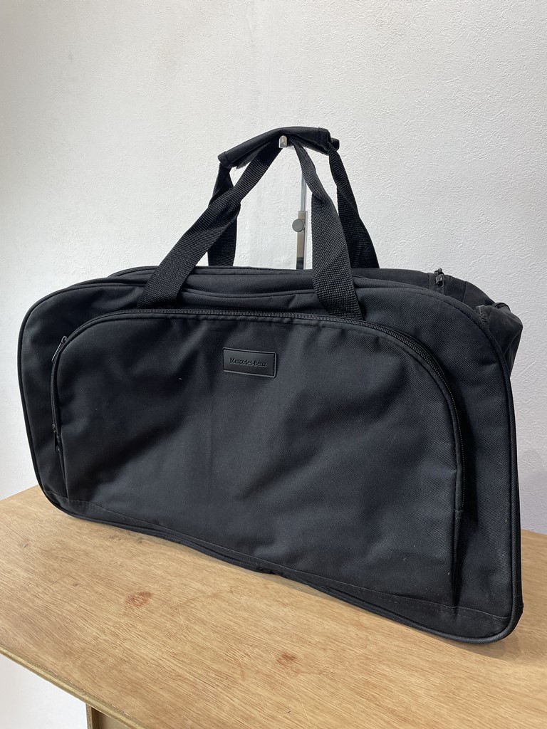 メルセデス・ベンツ　ハンドバッグ　シューズインボストンバッグ　黒／ブラック　ボストンバッグ　ディーラー限定　オプション　H528