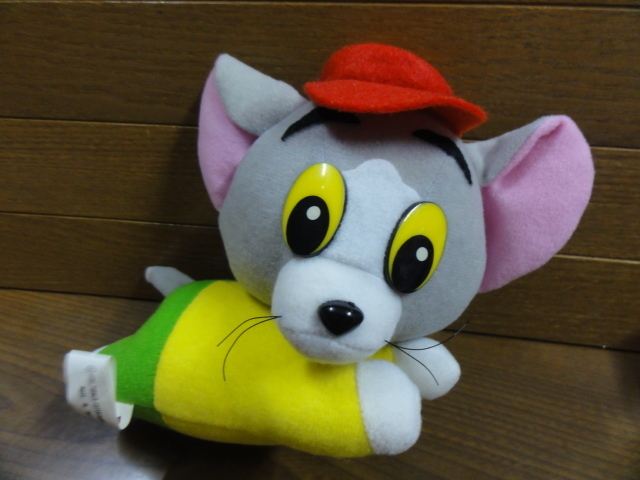 美品★1991年 Tom & Jerry Kids トムとジェリーキッズ ぬいぐるみ トム 