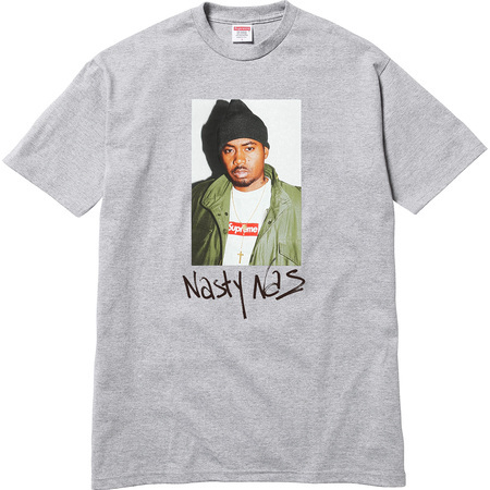 国内正規品　サイズM　supreme nas Tee Heather Grey ヘザーグレー　Tシャツ　シュプリーム　Tシャツ