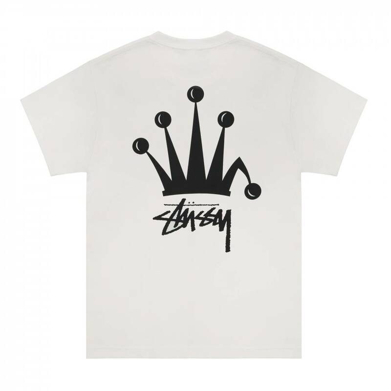 新品 未使用 国内正規品 ◆ Stssy x DSM T-Shirt Retrospective DSM Crown Tee 白 ホワイト サイズS ◆