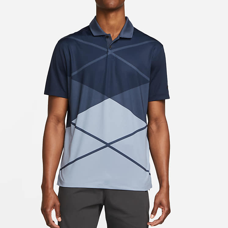 【値下げ】NIKE ナイキ ゴルフ Dri-FIT ヴェイパー Vapor Golf Polo ポロシャツ ゴルフウェア 紺 ケプカ 19800円→9900円