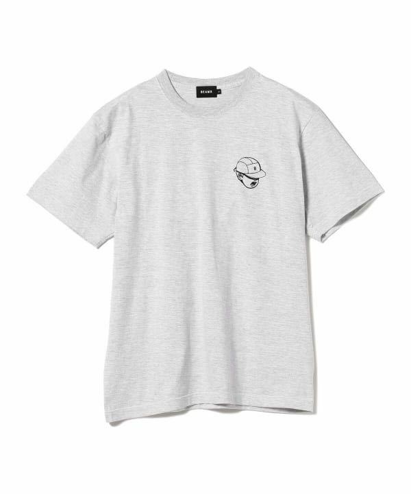 paperboy × BEAMS / 別注 ICE LOGO T-Shirt　グレー　Mサイズ　新品