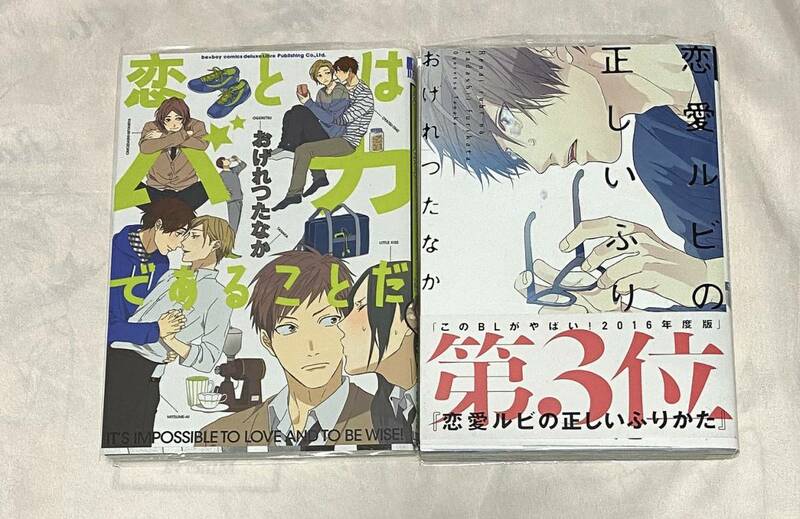 恋愛ルビの正しいふりかた／恋とはバカであることだ おげれつたなか 2冊セット