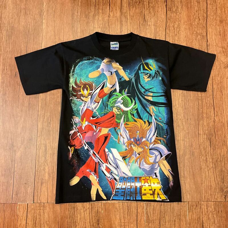 聖闘士星矢　全面プリント　Tシャツ　S