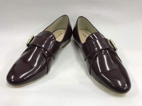 NICE CLAUP ナイスクラップ デザイン パンプス ワイン Sサイズ NC15622