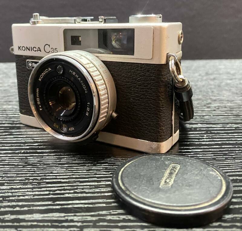 KONICA C35 flash matic コニカ + HEXANON 1:2.8 38mm フィルムカメラ #623