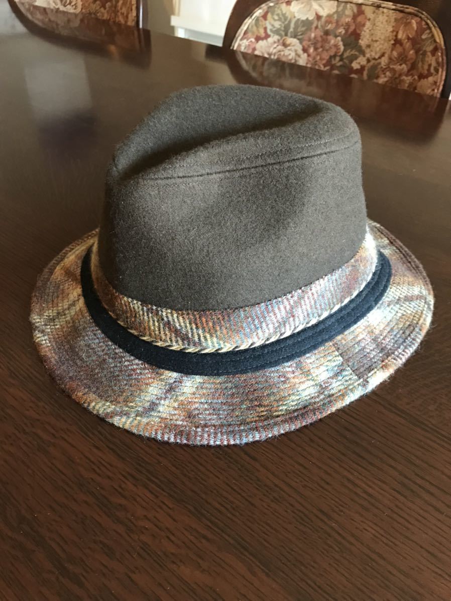 【美品】シップス ships ハット 帽子 キャスケット キャップ ニット ウール キャップ アウター シャツ ジャケット デニム レザー パンツ