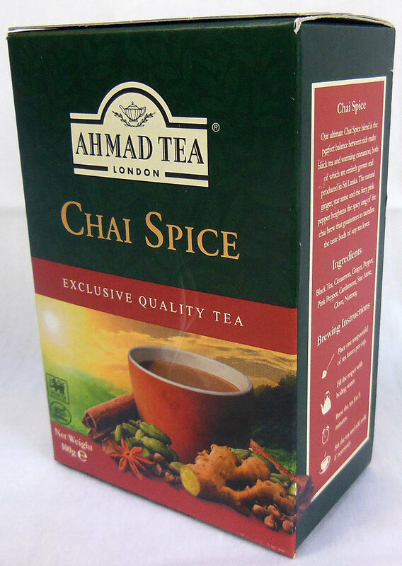 【スリランカ産】AHMED TEA Chai Sipce チャイ 本場のセイロンティーとスパイスが香り高い/スティック小包装（100g）
