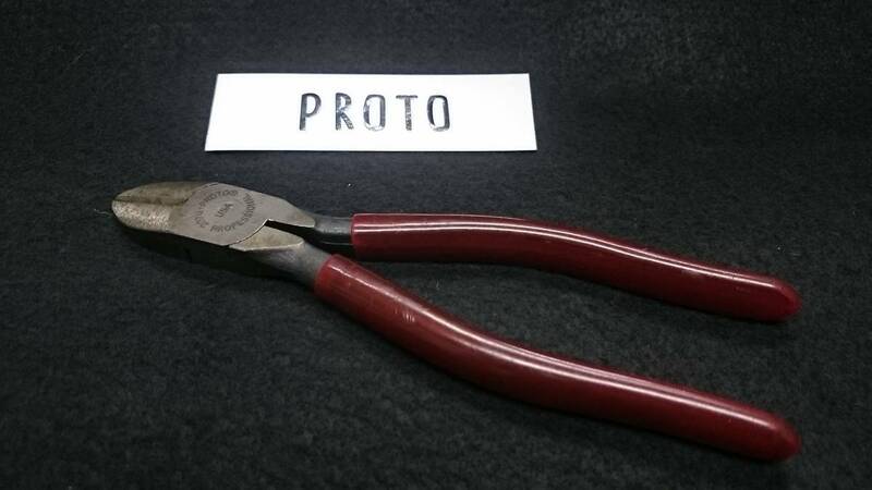 ＠　＜26024＞　PROTO　プロト　強力ニッパー　207G　200ｍｍ　ワイド型　USA　当時物！！