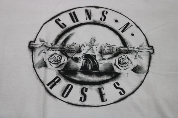 ガンズ・アンド・ローゼズ 白　メンズ　XL　Tシャツ　Guns N' Roses　新品 未使用　