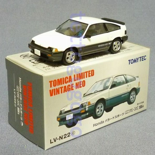 LV-N22c★ホンダ バラードスポーツ CR-X Si 1984★白/灰メタ