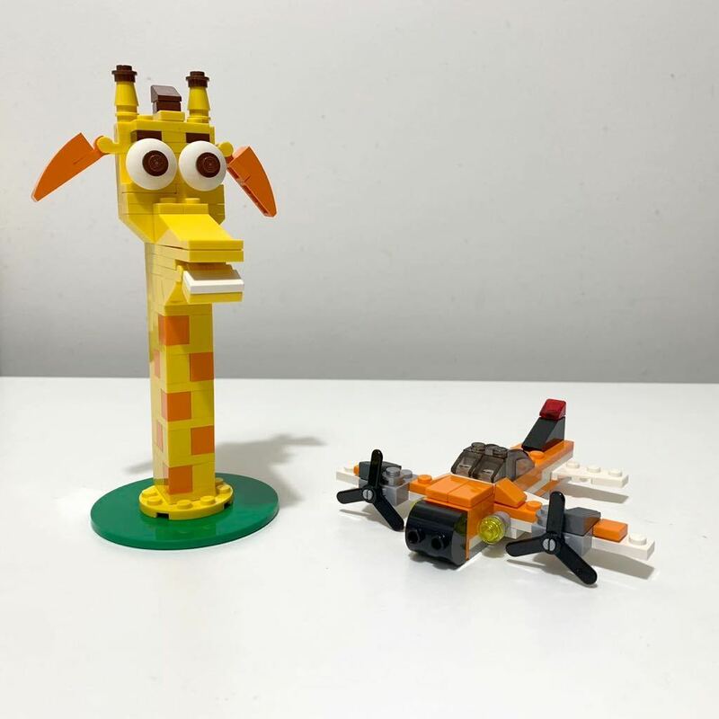 LEGO レゴ 【40077 Geoffrey＆5762 Mini Plane】