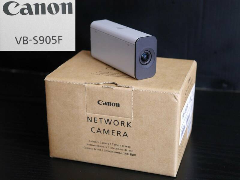 Canon ネットワークカメラ VB-S905F 広角ボックスモデル 多彩なインテリジェント機能を搭載 キャノン 防犯カメラ 【動作確認済み】