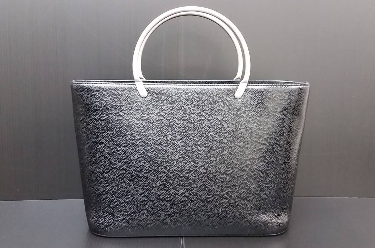 ◆　（美品）シャネル　キャビアスキン　トートバック　◆　