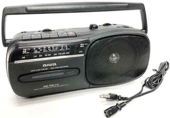 aiwa 3BAND ラジカセ テープレコーダー RM-21