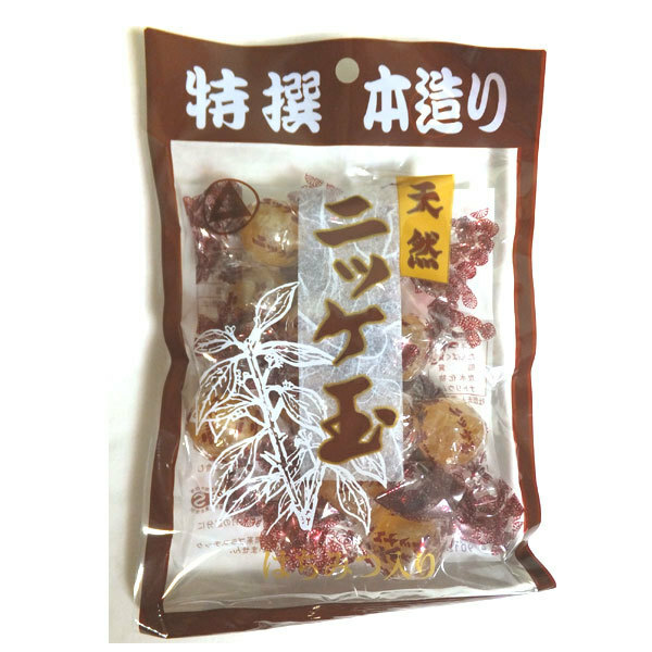 天然ニッケ玉100ｇ（入江製菓）