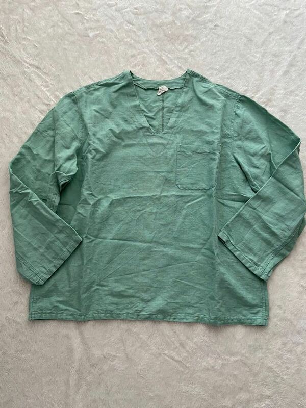 チェコ軍 size48 スリーピングシャツ チェコスロバキア グリーン (KI)
