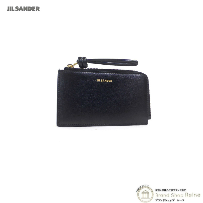 ジルサンダー （JIL SANDER） ロゴ エンベロープ コインパース 小銭入れ J07UI0003 ブラック（新品）