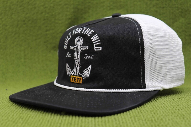 新品US物 YETI COOLERS イエティ netplus メッシュキャップ 帽子 ブラックｘホワイト 黒白 おでこ周り速乾素材 SNAPBACK 管理Anskc