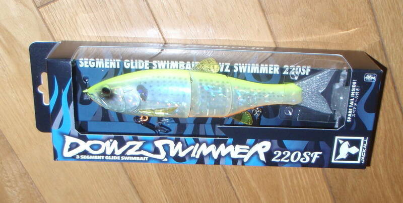 ジャッカル ダウズスイマー 220SF／JACKALL DOWZ SWIMMER 220SF／ソルトカラー／チャートバックパールコノシロ