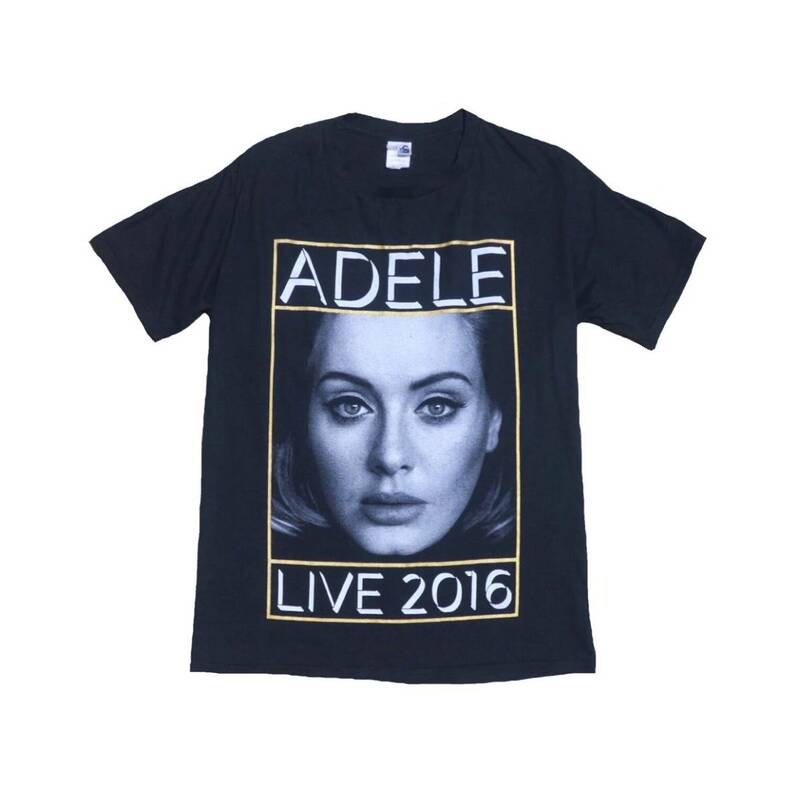 ADELE(アデル) Tシャツ 古着 ロックTシャツ バンドTシャツ アデル adele アメカジ ツアーTシャツ レア ユニセックス 