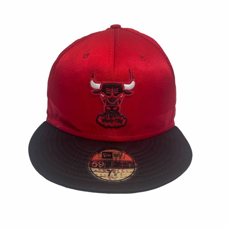 vintage chicago bulls new era cap シカゴブルズ サテン ニューエラ キャップ