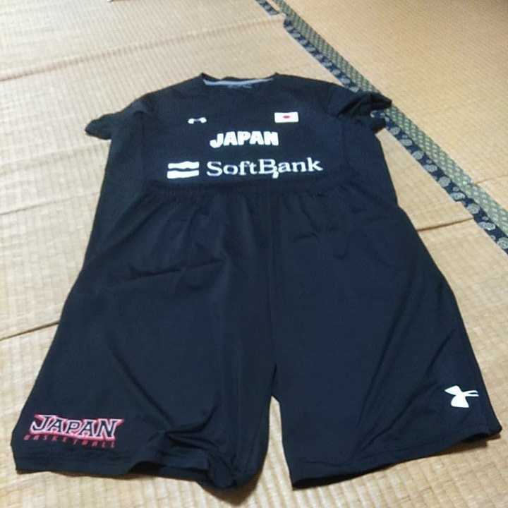 非売品　バスケットボール AKATSUKI FIVE 男子日本代表 選手支給 Tシャツパンツ上下2XL アンダーアーマー 