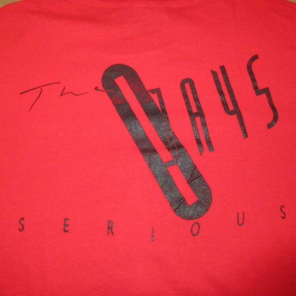 ★送料込み★ 80's 1989年 ヴィンテージ 古着 THE O'JAYS オージェイズ Tシャツ SERIOUS ソウルグループ 黒人音楽 ブラックミュージック